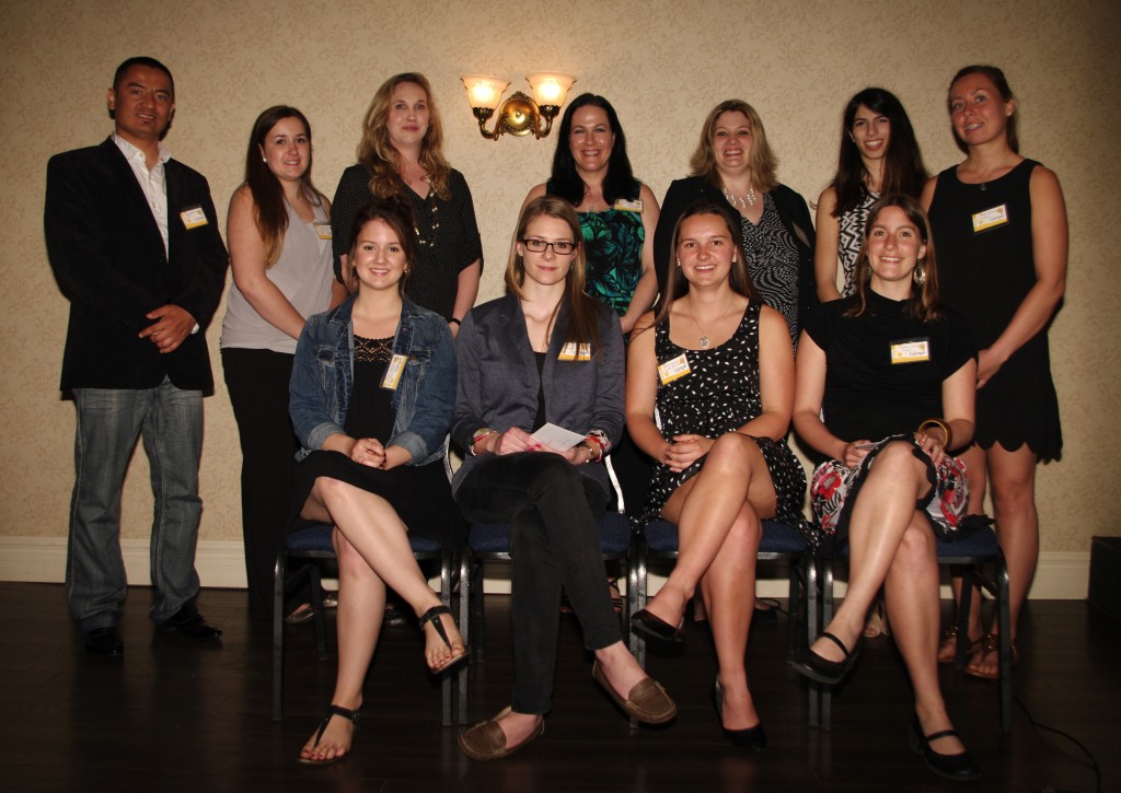 Group photo of Lampe award winers May 2014